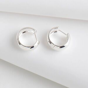 Madewell Demi-Fine Chunky Small Hoop Earrings